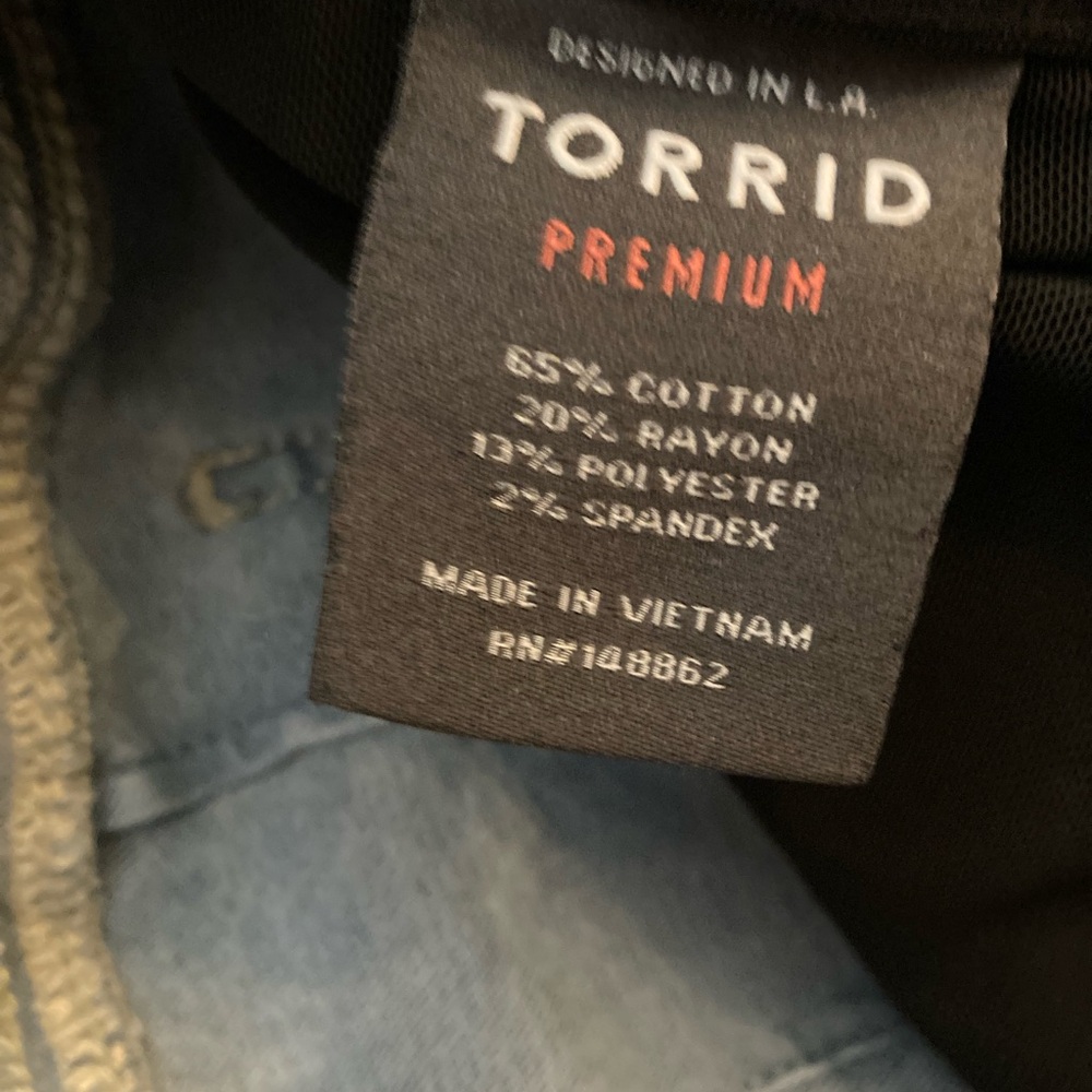 TORRID Bombshell Premium Stretch Skinny Jeans Curve Plus Women’s 18 - Picture 7 of 13